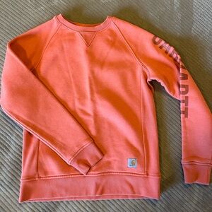 EUC Carhartt Women's Coral Crew Neck Graphic Sweatshirt